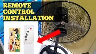 How to install Remote control| Stand Fan#DarTVvlog