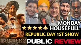 Border 2 Housefull Republic Day Public Review || border 2 day 4 public reaction #sunnydeol #border2 