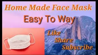 #Easy to way#Washable face mask at home#Reuse of old clothes for face masks#DIY facemask