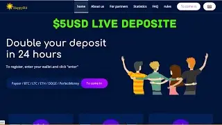 New bitcoin doubler site 2020| happybit.ltd | live 5usd deposite proof| best and light site2020