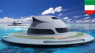 Jet Capsule разрабатывает футуристические плавучие дома-лодки, похожие на НЛО, которые поступят в продажу в 2018 году &mdash; TomoNews
