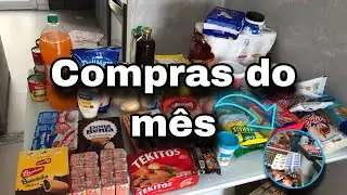 Compras do m&ecirc;s de dezembro 🛒💸 MAIS DE 2 MIL REAIS / muita besteira 🤪