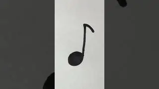 Como desenhar uma nota musical?