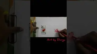 Drawing of ketchup packet | artwork | explore page | Realistic Drawing #sbo #sbotvm #workfromhome
