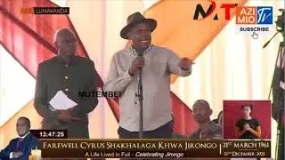 How Mps Wamboka,Caleb Amisi and Sifuna Roasted Wetangula and Mudavadi Face to Face at Jirongo burial