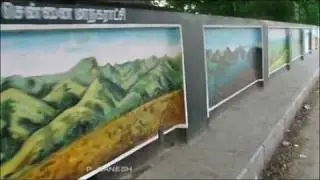 Chennai Anna Salai Wall paintings 2009.