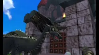 Shrek Extra Large (Gamecube) - 09 Blue Dragon's Castle (All Fairies/All Easter Eggs)