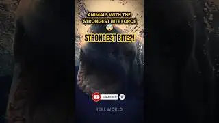 These bites can crush bones in seconds 😱🐊#StrongestBite #AnimalStrength #NatureFacts #WildlifeShorts