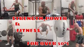 SNATCH-GRIP DEADLIFTS,PLYO' SQUAT JUMPS,SPEEDROPE,THORS HAMMER & HEAVY-BAG WORK