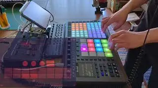 Koala Sampler Metal Finger Drumming + Sample Beats Practice Using Launchpad X + Nektar Aruba