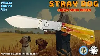 Finch Knife Co: Stray Dog - Cream Soda Resin