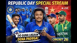 🔴 REPUBLIC DAY T20 CRICKET MAHASANGRAM! 🇮🇳 IND vs ENG & vs PAK Showdown @Cricket_with_Govind