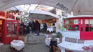 360 Athens. Escalera hacia el Partenón. 