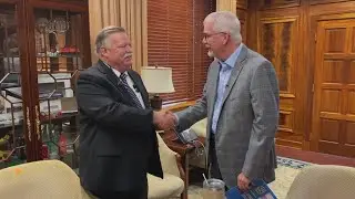 Hamilton County Mayor Jim Coppinger surprised with recognition from educators