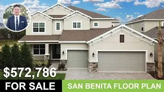 Winter Garden Home For Sale | San Benita Floor Plan | SOLD | 4,440 sf | 5 BD, 4.5 BA, 3 Car