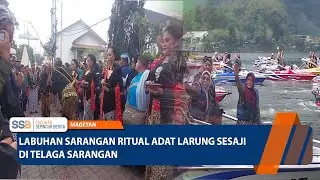 MAGETAN - Labuhan Sarangan Ritual Adat Larung Sesaji di Telaga Sarangan