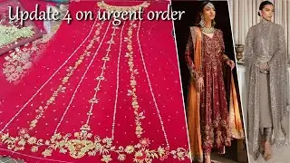 Almost Adda work complete hogya /Update 4 on urgent orders/Shafaat's/ latest Wedding dresses 2023