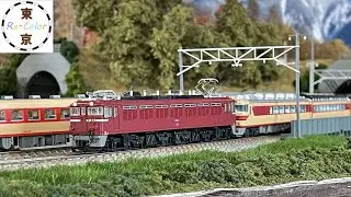＜Nゲージ＞国鉄 EF71＆キハ181系 特急『つばさ』 板谷峠　Modellbahn Spur N Model Railroad Diorama 鉄道模型