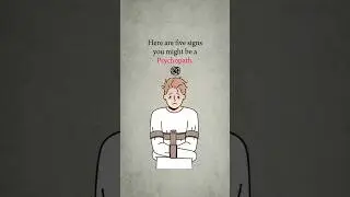 5 signs you might be a psychopath #psychology #psycho