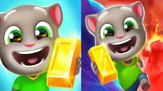 Talking Tom Gold Run New Update VS Talking Tom Time Rush Gameplay