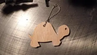 Turtle -  scroll saw keychain