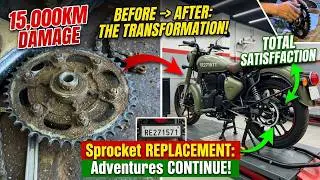 Didn&rsquo;t Expect This After 15,000KM Ride 😳 | Classic 350 Maintenance Day