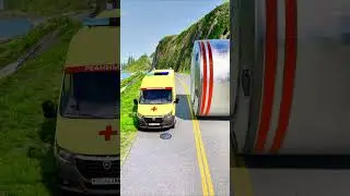 Epic BeamNG.Drive crashes! 💥 Real physics, wild stunts, and pure chaos! 🚗🔥 #BeamNGDrive #beamngdrive