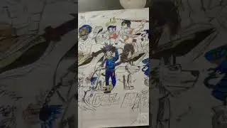 An anime inspired by kny #anime#art