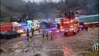 Caravana, y presentación de camiones, San Mateo Ixtatán #taliles #Huehuetenango