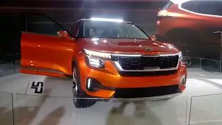 Kia SP Concept Showcased at Auto Expo - The Motor Show 2018.