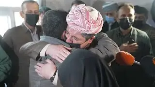PM Masrour Barzani visits Peshmerga frontlines and martyr families