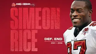 Simeon Rice: Welcome to the Ring of Honor | Tampa Bay Buccaneers