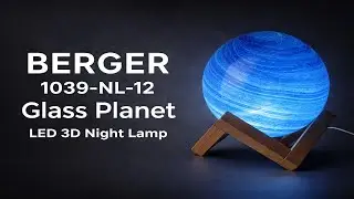 Berger 1039-NL-12 Glass Planet &mdash; lampka nocna 3D LED