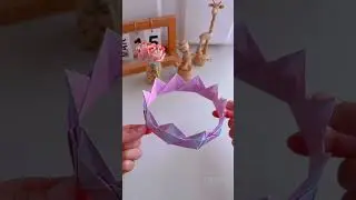 👑 DIY Paper Crown for Princess ✨ | Easy Origami Tiara Craft 👸 | Birthday Decoration Idea 🎉#paperart