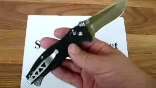 SOG Vulcan Tanto Knife VL-03 Demonstration