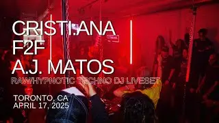CRISTI:ANA B2B A.J. MATOS | Raw Hypnotic Techno Liveset [Toronto | RCHIVE | Multicam 4K]
