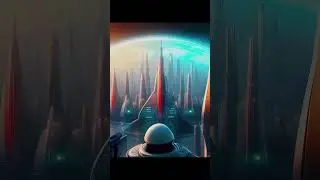 Futuristic city surreal scenery - generative ai