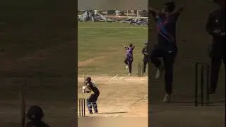 Offspin bowling against left handed batsman #shorts #cricket #offspinbowling