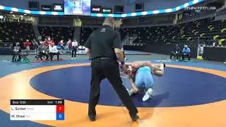 92 Kg 3rd Place - Luke Surber, Cowboy RTC Vs Max Shaw, Tar Heel Wrestling Club