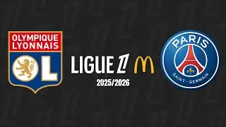 FC26 - Lyon Vs PSG | Ligue 1 McDonald's 2025/2026 Journ&eacute;e 12 | PS5
