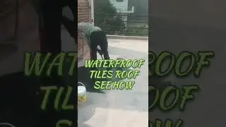 Waterproof Roof Tiles see how  । Waterproofing Terrece Tiles Leakage  । Water Proofing for Tiles