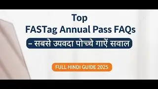 ❓ Top FASTag Annual Pass FAQs &ndash; Sabse Zyada Pooche Gaye Sawal  #FASTagAnnualPass #200TripFASTag
