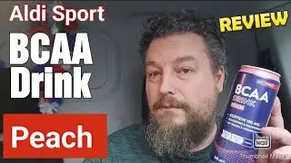 Aldi Sport BCAA Drink Peach Review und Test