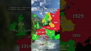 Countries visited by Hitler #europe #mapping #ww2 #map #hitler #geotuber