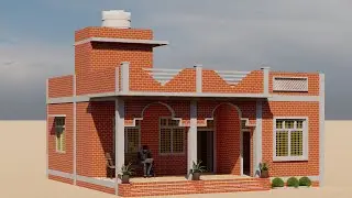 Village 3 Bedroom House Design,अपने गांव में बनाये सुन्दर सा अपना घर,3D Best Homes Plan