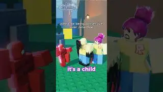 John Doe possessive over Jane Doe Forsaken Roblox animation #forsaken #roblox #robloxshorts