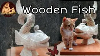 Masterpiece in Wood | Fish Sculpture Carving for Fiber Mold