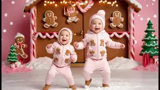Gingerbread Kids New Year Dance | Fun New Year Song for Toddlers & Preschoolers