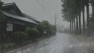 Rain Sounds For Sleeping | Heavy Rain & Thunderstorm Deep Sleep and Relaxation at Night