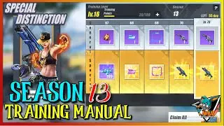 ROS NEW UPDATE ! SEASON 13 TRAINING MANUAL (Rules Of Survival)